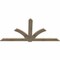 Ekena Millwork Redmond Rough Sawn Timber Gable Bracket, Douglas Fir, 96"W x 48"H x 2"D x 6"F, 12/12 Pitch GBW096X48X0206RED00RDF - alternate 3